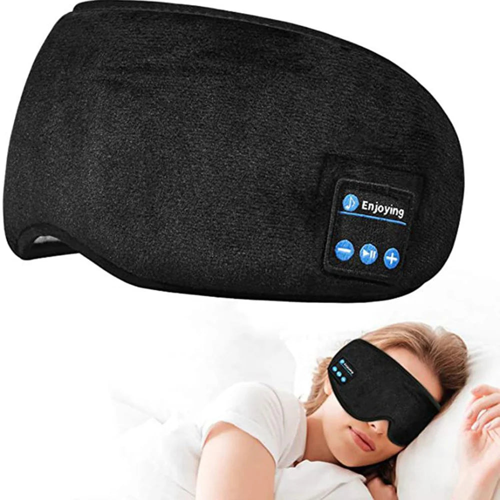 Sleeping Mask With Bluetooth Headphones